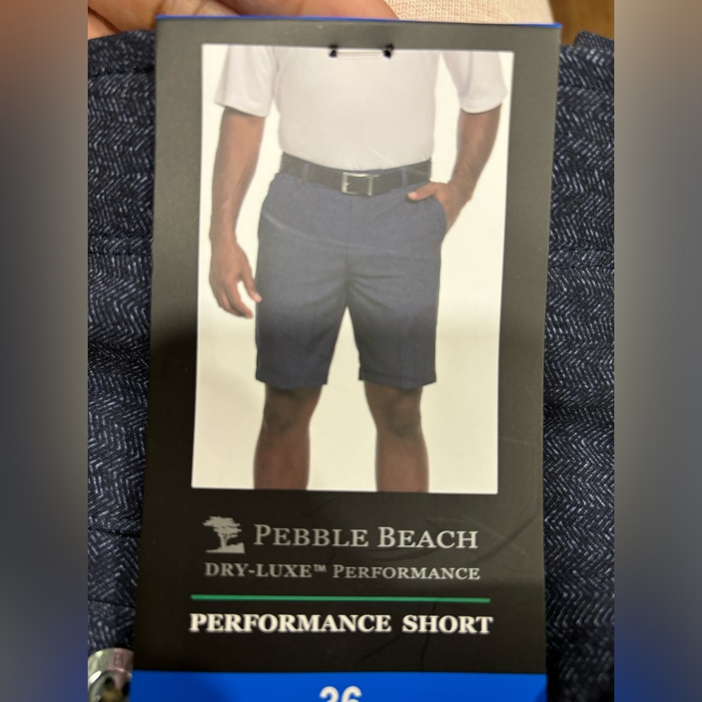Pebble beach navy golf shorts size 36